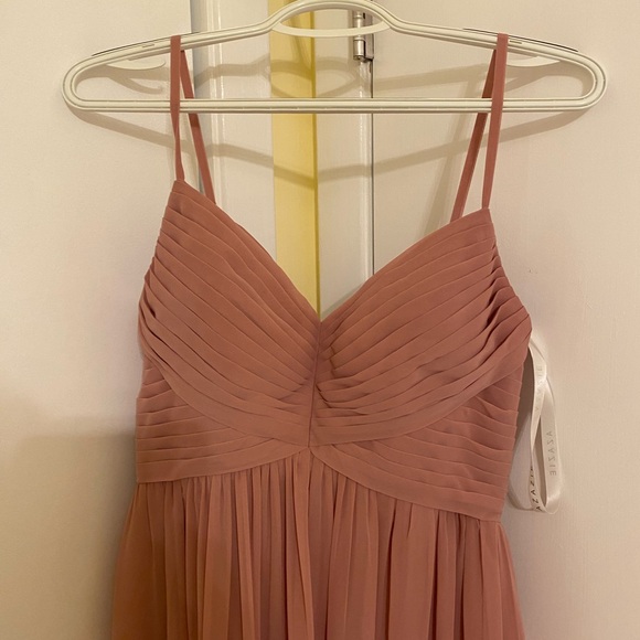Azazie Alia Dusty Rose Bridesmaid Dress - Picture 3 of 5